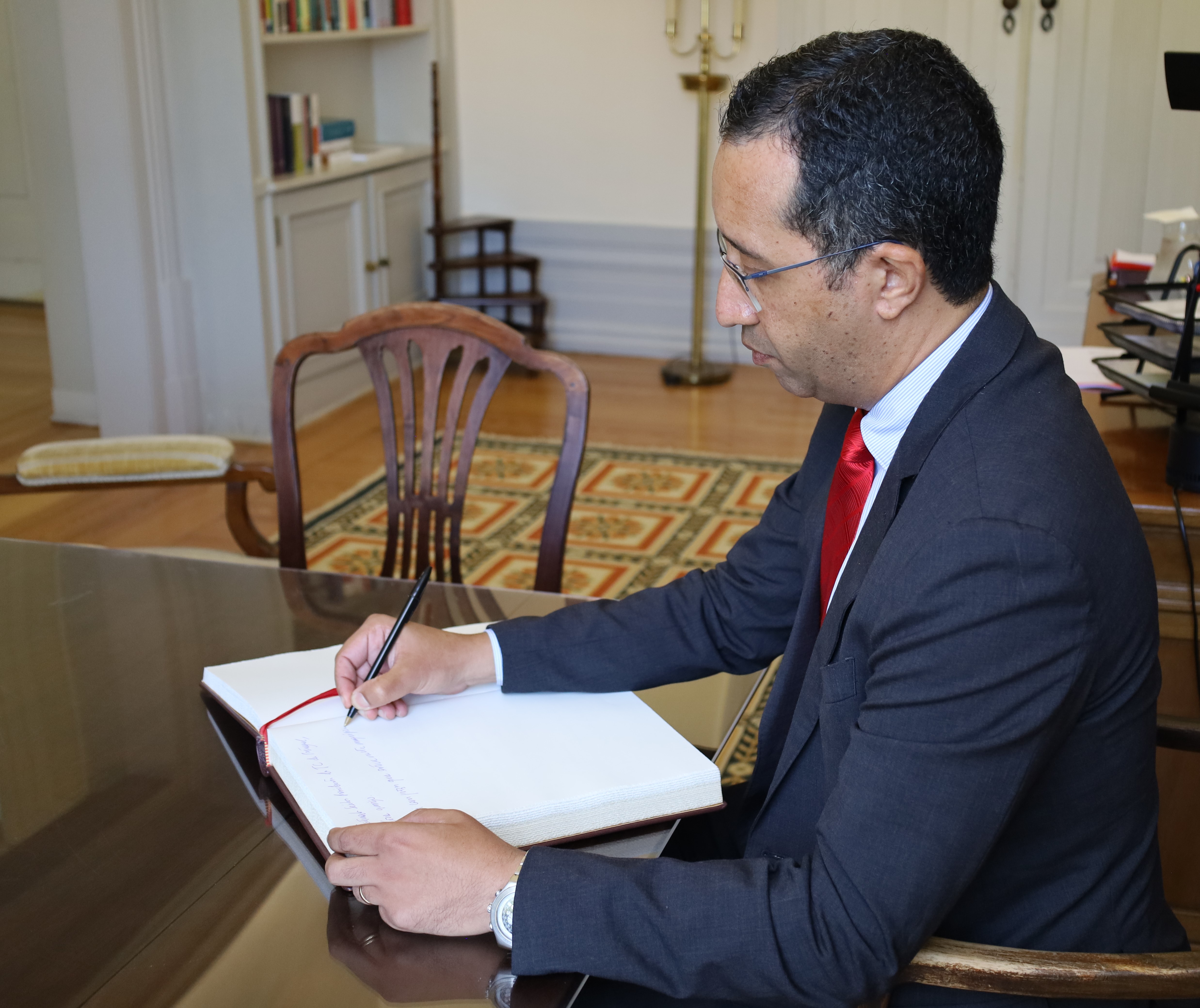 Visita do Presidente do Tribunal Constitucional de Cabo Verde 